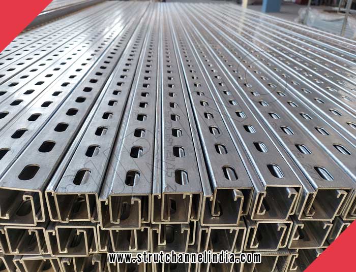 Strut Channels Manufacturers in India Slotted Channels Unistrut Channels Exporters Metal Framing Channels Wholesale suppliers in India
